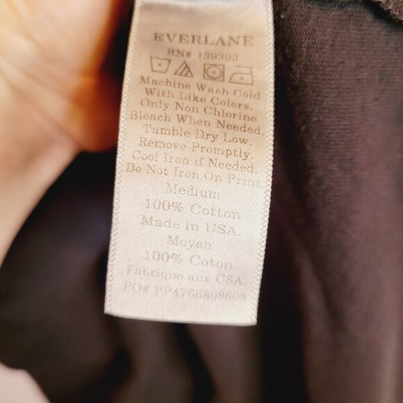 Everlane 100% New York black short sleeved t-shirt size medium - Picture 4 of 6